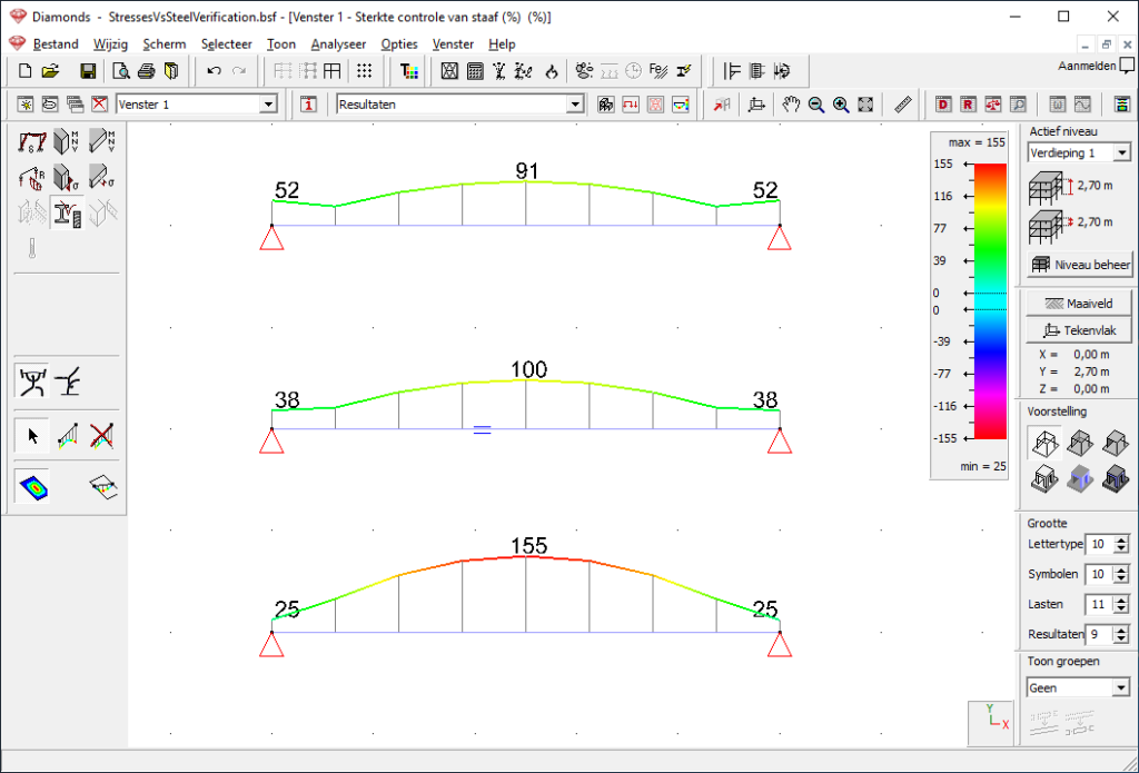 Stresses versus steel verification – BuildSoft Support