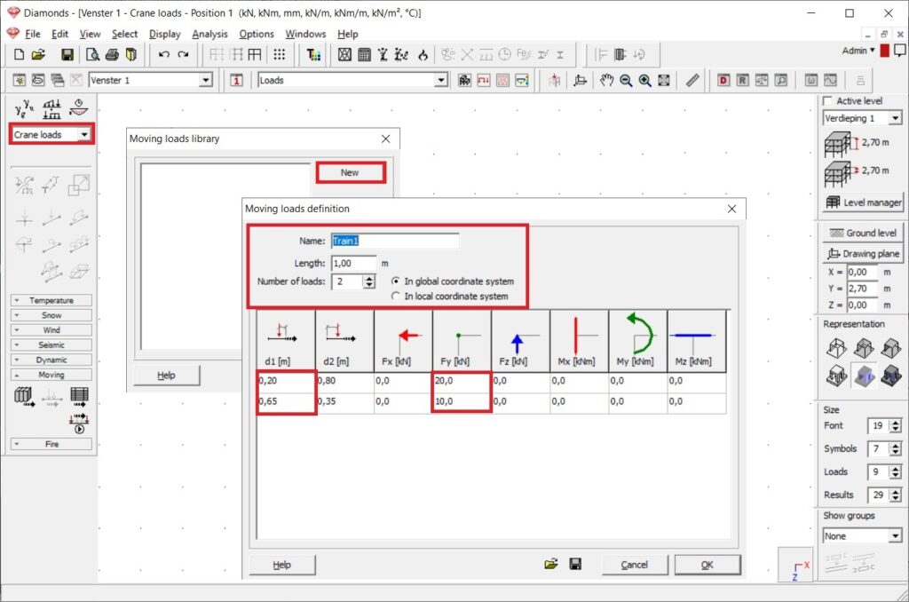 How to define a moving load – BuildSoft Support