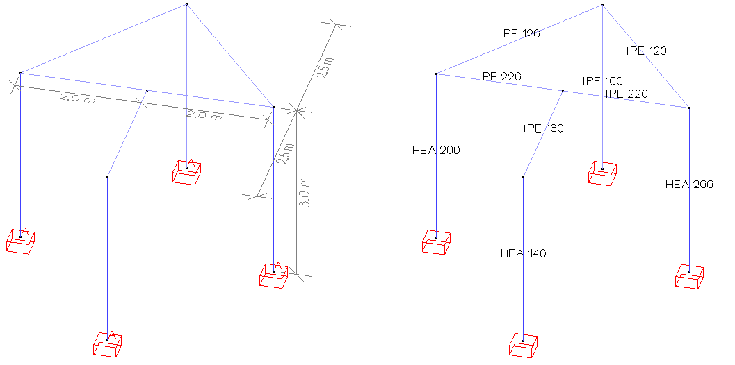 DLX 01: spacial structure – eigenfrequencies – BuildSoft Support
